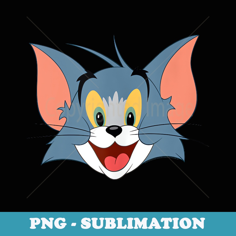 Tom & Jerry Big Face Tom - Special Edition Sublimation PNG File