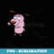 Courage the Cowardly Dog For Love - Elegant Sublimation PNG Download