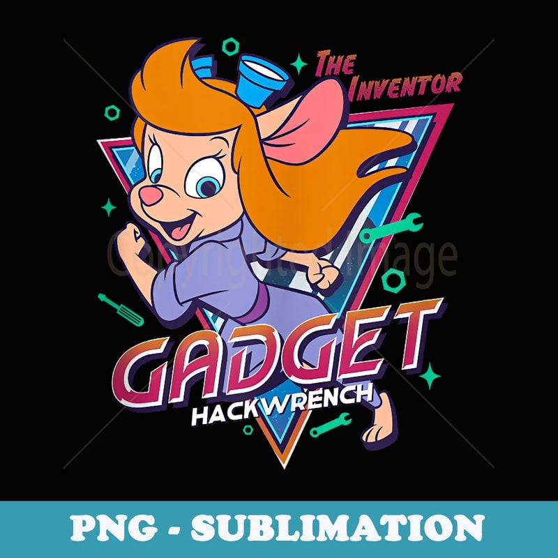 Disney Chip 'n' Dale Rescue Rangers Gadget Hackwrench - Sublimation PNG File