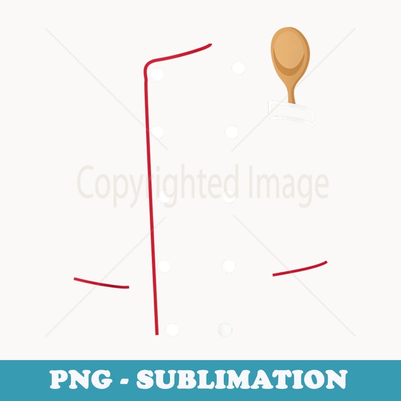 Chef Coat -Chef Uniform Jacket -Culinary GIFT - Sublimation Digital Download