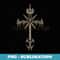 Y2K Grunge Aesthetic E-Girl Gothic Cross - Digital Sublimation Download File