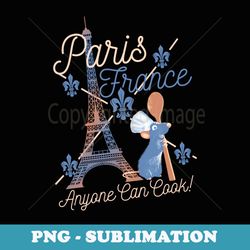 disney pixar ratatouille remy paris france - vintage sublimation png download