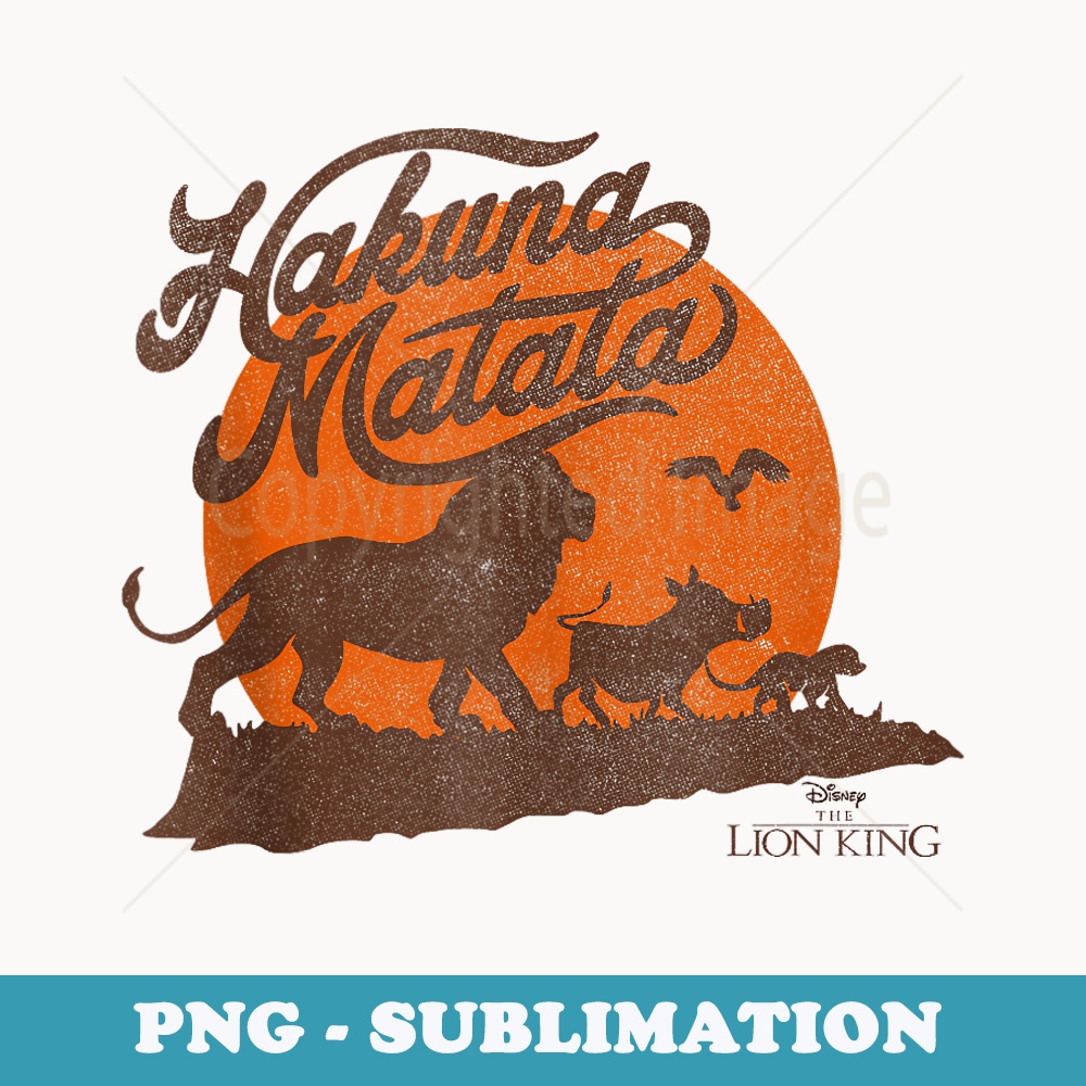 Disney The Lion King Simba Timon And Pumba Hakuna Matata - Exclusive PNG Sublimation Download