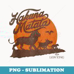 disney the lion king simba timon and pumba hakuna matata - exclusive png sublimation download