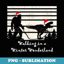 winter wonderland bigfoot rex yetti sasquatch christmas - png transparent sublimation design