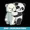 Icebear Panda cute Polar bear Hug Cuddle Animals Hugging - Digital Sublimation Download File