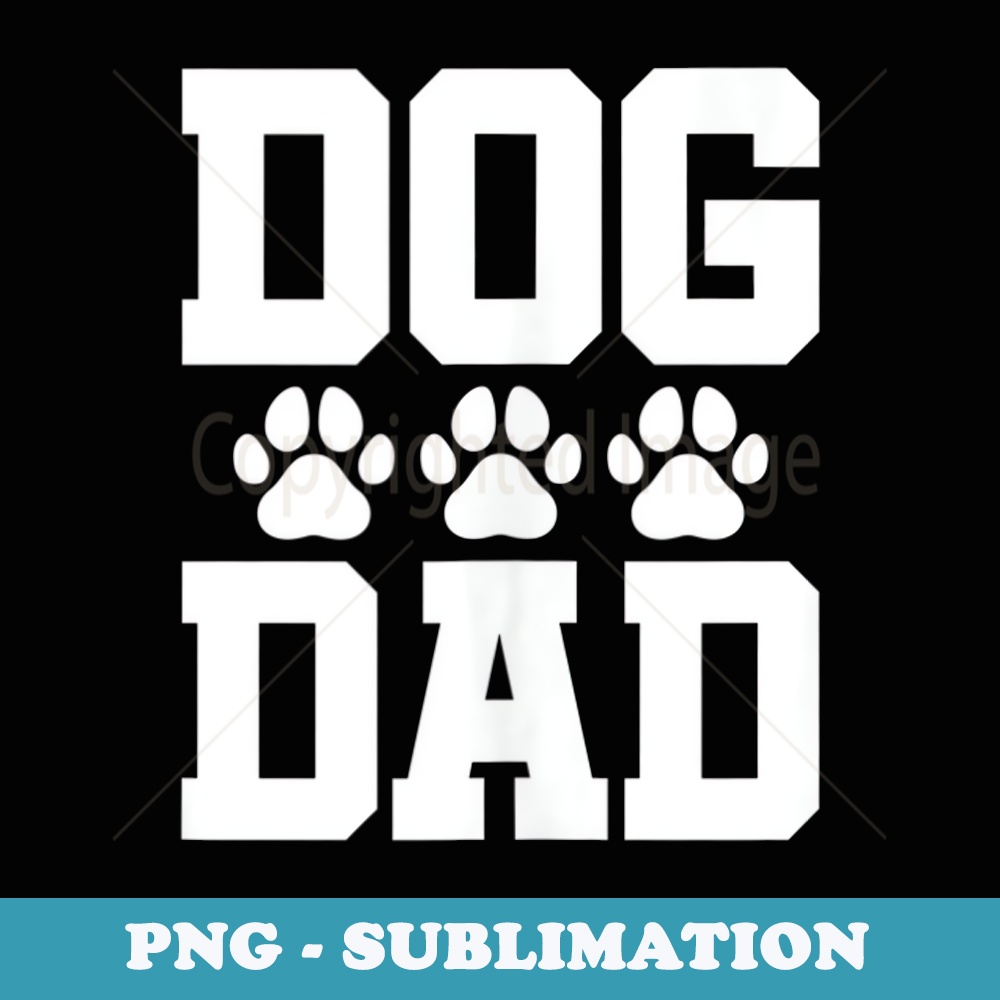 Cool Paw dog breed dad - Unique Sublimation PNG Download