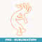 Dancing Kokopelli Positive Vibes Design - Stylish Sublimation Digital Download