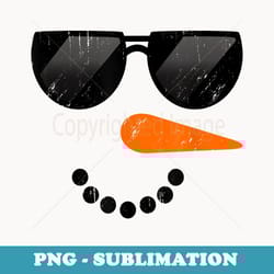 funny snowman face boys toddlers christmas xmas winter - exclusive sublimation digital file
