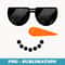 Funny Snowman face Boys Toddlers Christmas Xmas Winter - Exclusive Sublimation Digital File