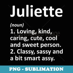 juliette definition personalized funny birthday idea - professional sublimation digital download