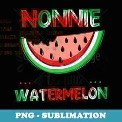 nonnie of the little watermelon summer matching family - stylish sublimation digital download