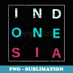 retro indonesia - premium png sublimation file