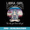 Libra Girl Retro Zodiac - PNG Sublimation Digital Download