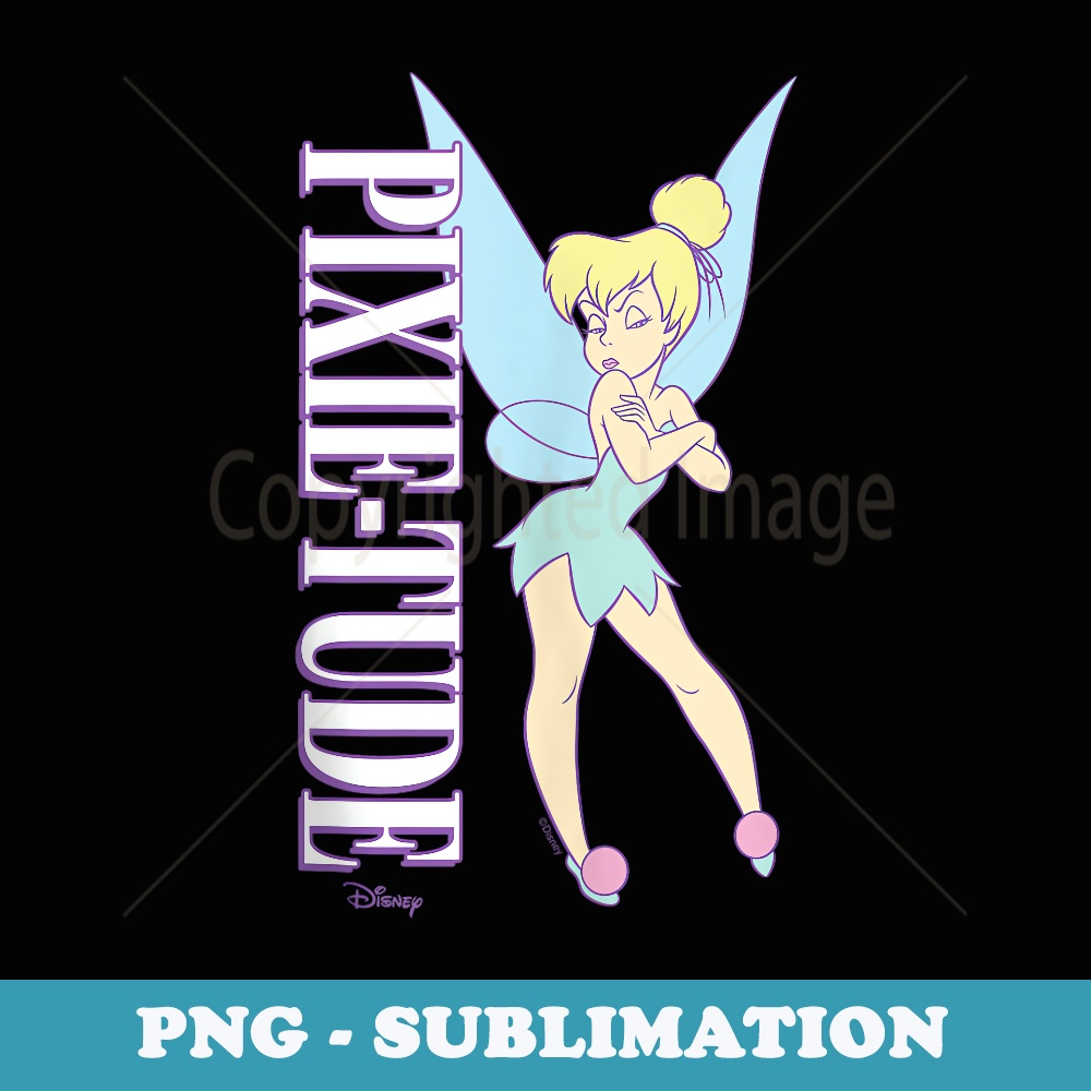 Tinker Bell - Pixie Tude - Vintage Sublimation PNG Download