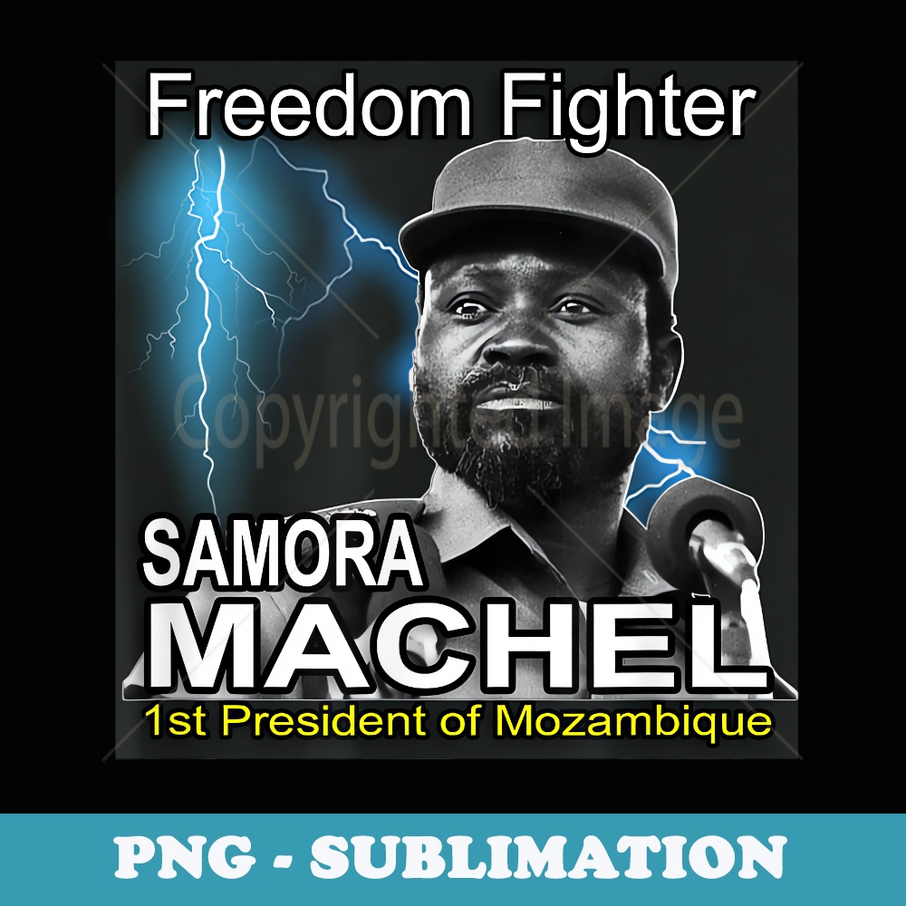 Samora Machel- Freedom Fighther - Vintage Sublimation PNG Download