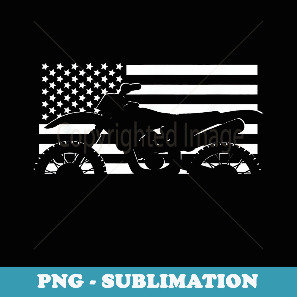 American Flag Motocross Dirt Bike Apparel - Motocross - Digital Sublimation Download File