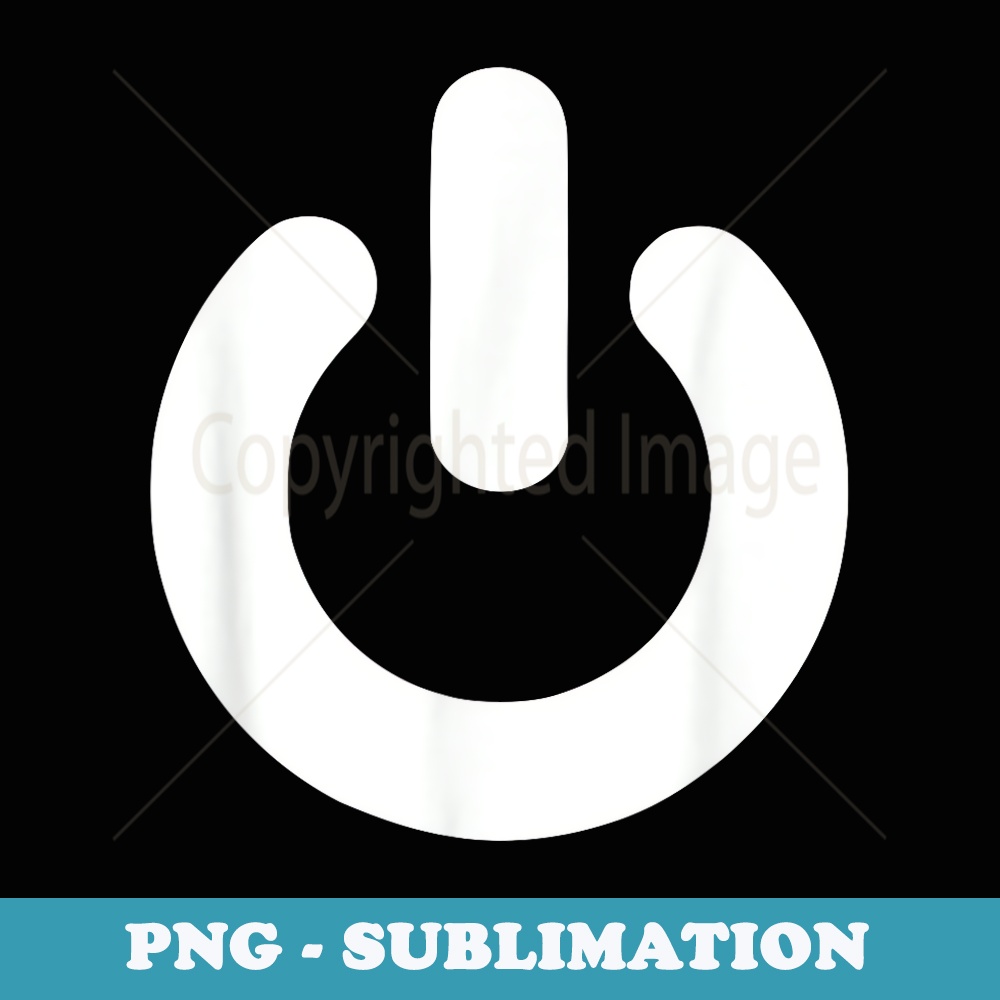Power button - Unique Sublimation PNG Download