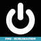 Power button - Unique Sublimation PNG Download