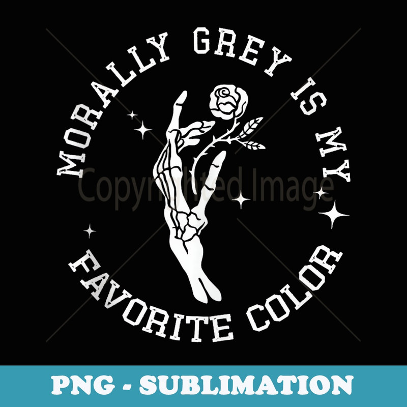 Retro Morally Grey Is My Favorite Color Spicy Book Lovers - Exclusive PNG Sublimation Download