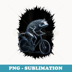 kawaii axolotl riding bicycle lover funny bike lover anime - exclusive sublimation digital file