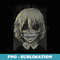 Manga Horror Anime Character - Modern Sublimation PNG File