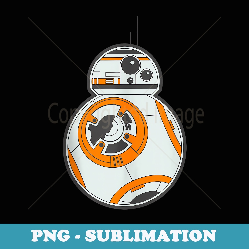 Star Wars The Force Awakens BB-8 Patch Big Chest Portrait - Modern Sublimation PNG File
