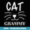 Cat Grammy Funny Cat Grandma - Unique Sublimation PNG Download