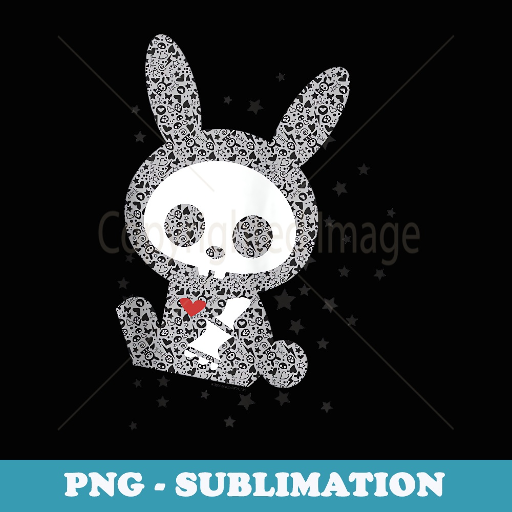 Skelanimals Retro Rocker Pop Icon Collage Jack Rabbit - Professional Sublimation Digital Download