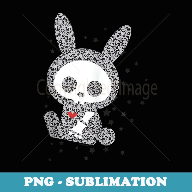 Skelanimals Retro Rocker Pop Icon Collage Jack Rabbit - Professional Sublimation Digital Download