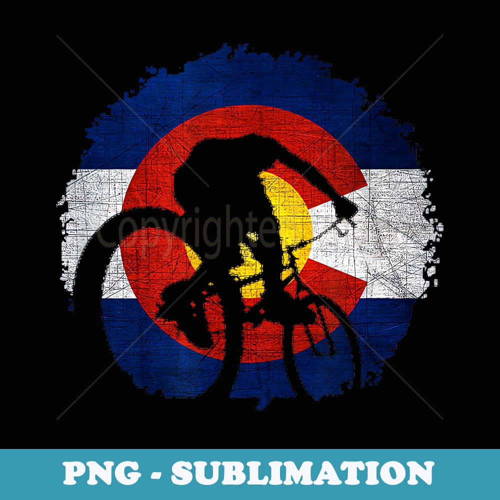 Colorado Mountain Biking, Cycling, Bicycle - Premium Sublimation Digital Download