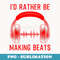 Funny Beat Maker Music Producer Cool Hip-hop Musician - Elegant Sublimation PNG Download