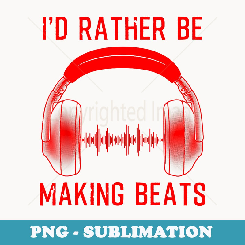 Funny Beat Maker Music Producer Cool Hip-hop Musician - Elegant Sublimation PNG Download
