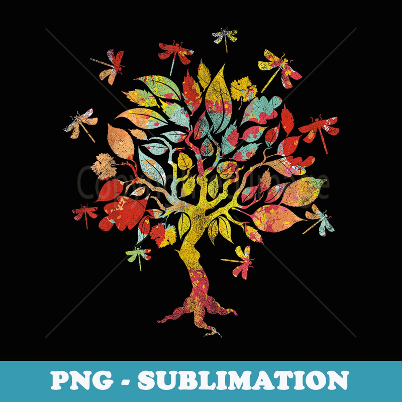 Nature Dragonfly - Digital Sublimation Download File