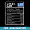 Mens Greek Dad Nutrition Facts National Pride Fathers Day - Special Edition Sublimation PNG File