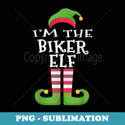im the biker elf family matching christmas pajama - special edition sublimation png file