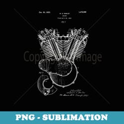 classic vintage patent print 1919 motorcycle engine - instant sublimation digital download