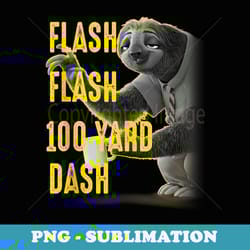 disney zootopia flash flash 100 yard dash portrait - decorative sublimation png file