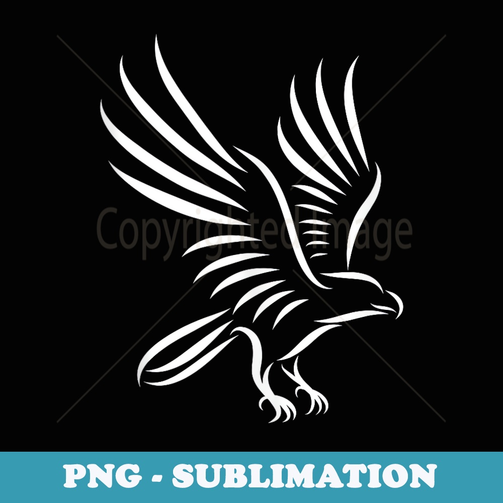 Flying Soaring Falcon Sea Hawk Bird Lover for - Retro PNG Sublimation Digital Download