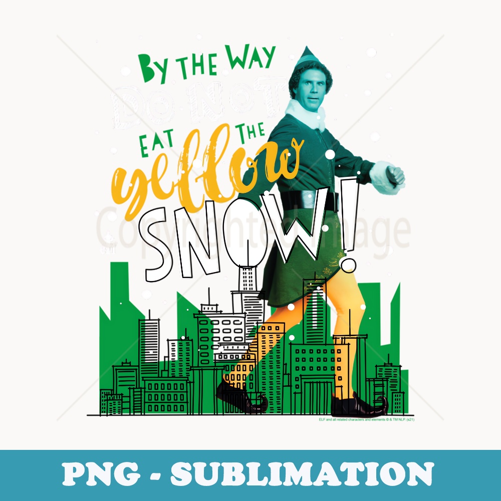 Elf Buddy NYC - Sublimation PNG File