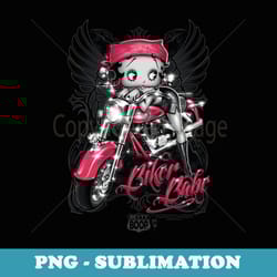 betty boop biker babe - digital sublimation download file