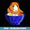 Japanese Noodles Kawaii Ramen Bowl Funny Guinea Pig - Premium PNG Sublimation File