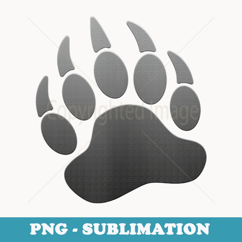 Mens Daddy Bear Cub Paw Print LGBT - Digital Sublimation Download File