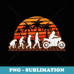 motorcycle evolution retro motorcycle biker - png transparent sublimation design