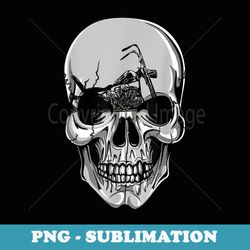 skull motorcycle biker for cool men and women riders - decorative sublimation png file