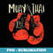 Muay Thai Gloves - Decorative Sublimation PNG File