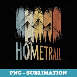 retro mountain bike dirtbike hometrail biking mtb - trendy sublimation digital download