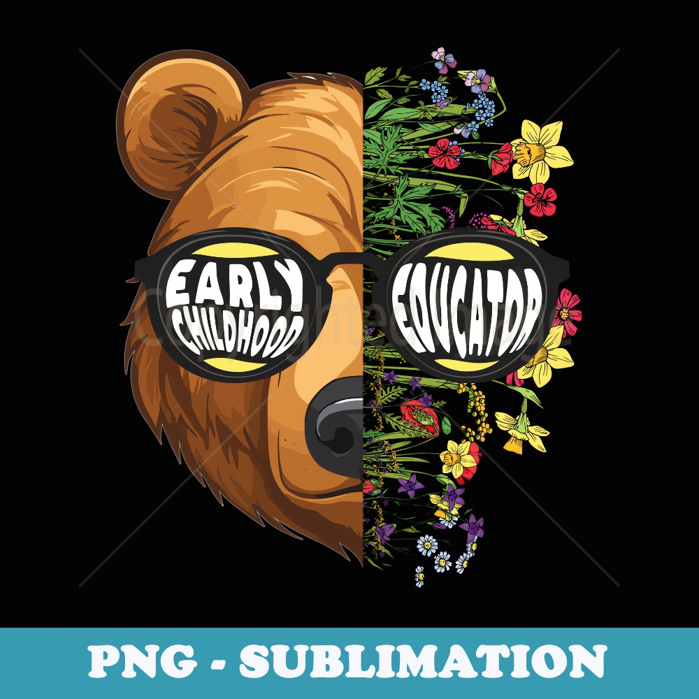 Early Childhood Educator Toddler Teacher Back to School - Premium PNG Sublimation File