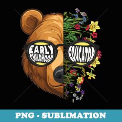 early childhood educator toddler teacher back to school - premium png sublimation file