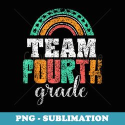team fourth grade pupil teacher back to school - exclusive png sublimation download